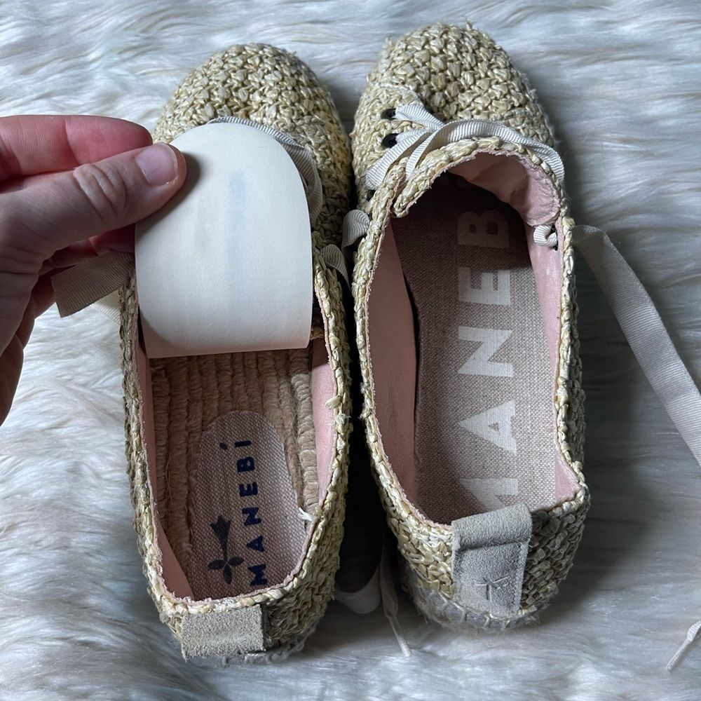Manebi Raffia Lace-Up Espadrilles - Picture 5 of 12